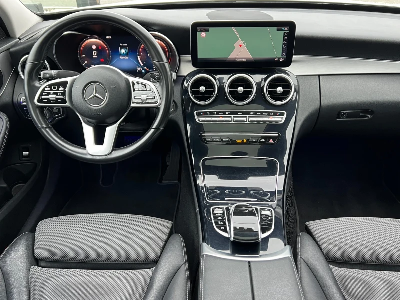 Mercedes-Benz C 220 d, 9G, 4-MATIC, AMG LINE, MULTIBEAM, CAMERA, ПОДГР, снимка 9 - Автомобили и джипове - 52693514