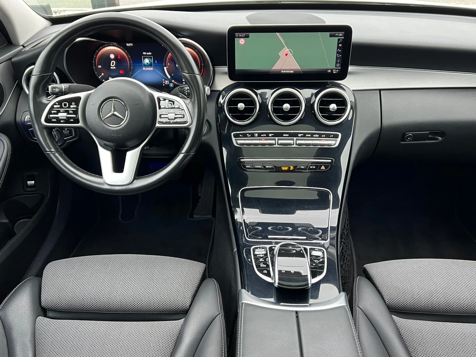 Mercedes-Benz C 220 d, 9G, 4-MATIC, AMG LINE, MULTIBEAM, CAMERA,  | Mobile.bg   9