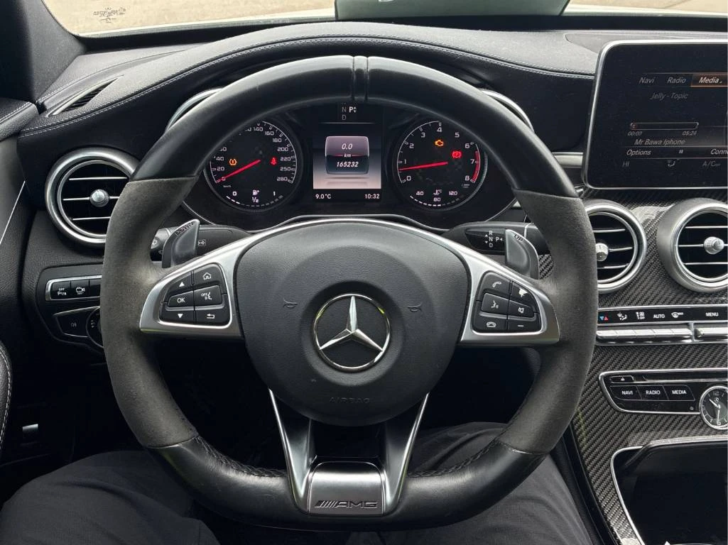 Mercedes-Benz C 450 AMG * BURMESTER * 360 * ПОДГРЕВИ * PANO, снимка 10 - Автомобили и джипове - 54569699