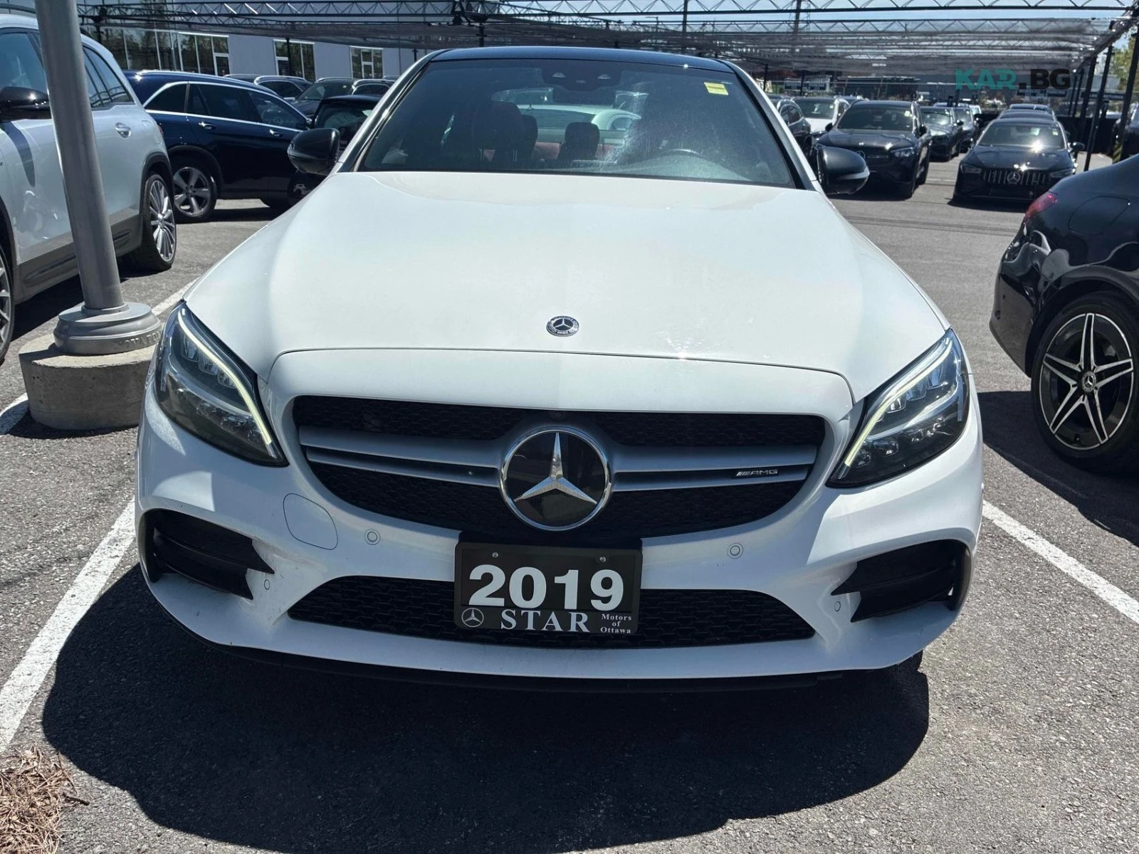 Mercedes-Benz C 43 AMG 4MATIC BURG RED INT Автокредит Цена до България, снимка 3 - Автомобили и джипове - 54794219