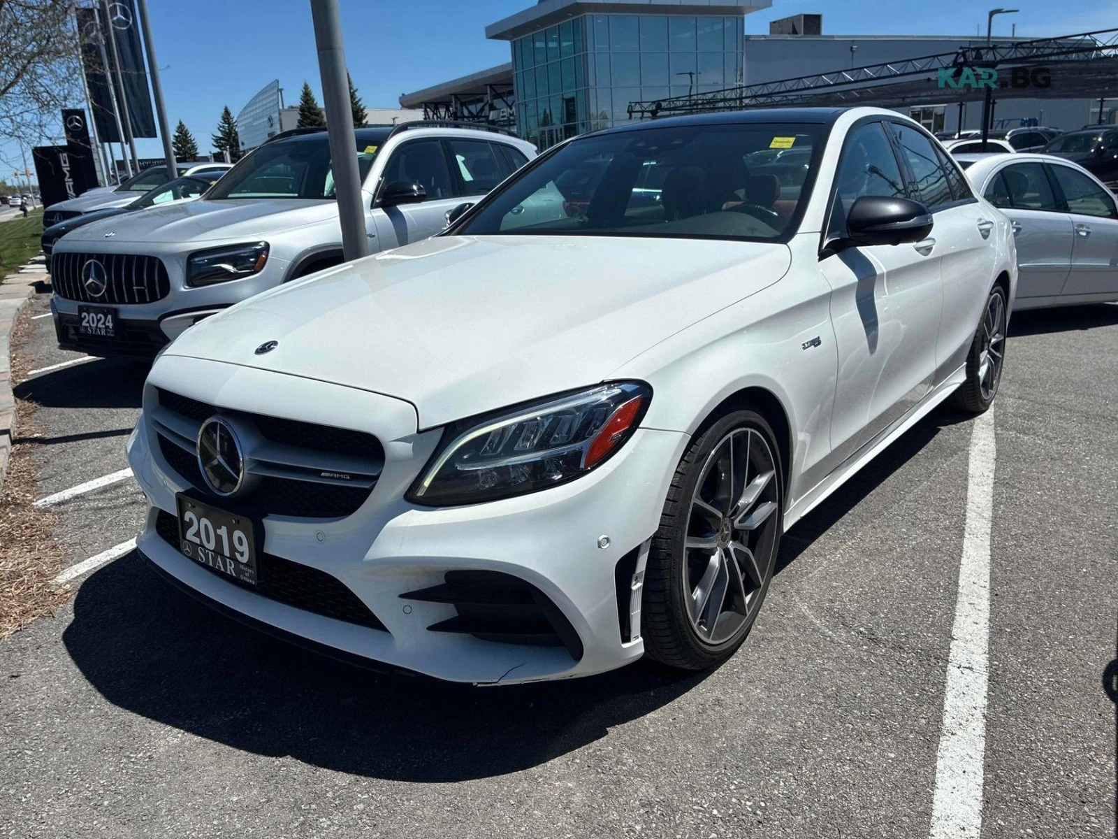 Mercedes-Benz C 43 AMG 4MATIC BURG RED INT Автокредит Цена до България