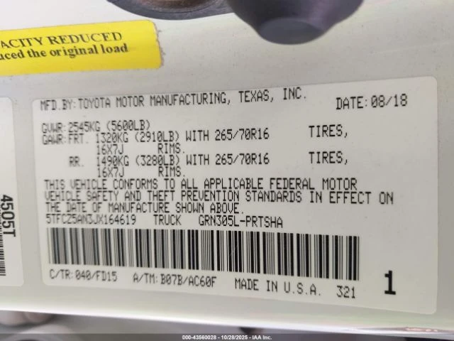 Toyota Tacoma TRD OFF ROAD CARFAX АВТО КРЕДИТ , снимка 17 - Автомобили и джипове - 52741222