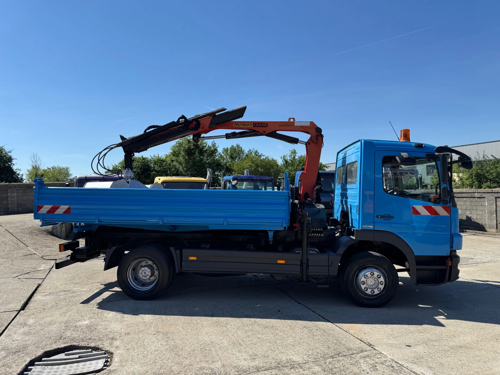 Mercedes-Benz Atego 1218 Palfinger 7001 EURO4 .6.2т. полезен товар, снимка 13 - Камиони - 54844264