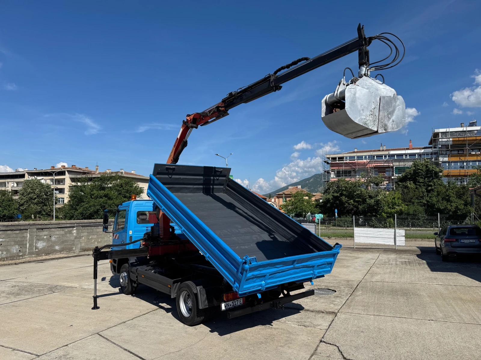 Mercedes-Benz Atego 1218 Palfinger 7001 EURO4 .6.2т. полезен товар, снимка 3 - Камиони - 54844264