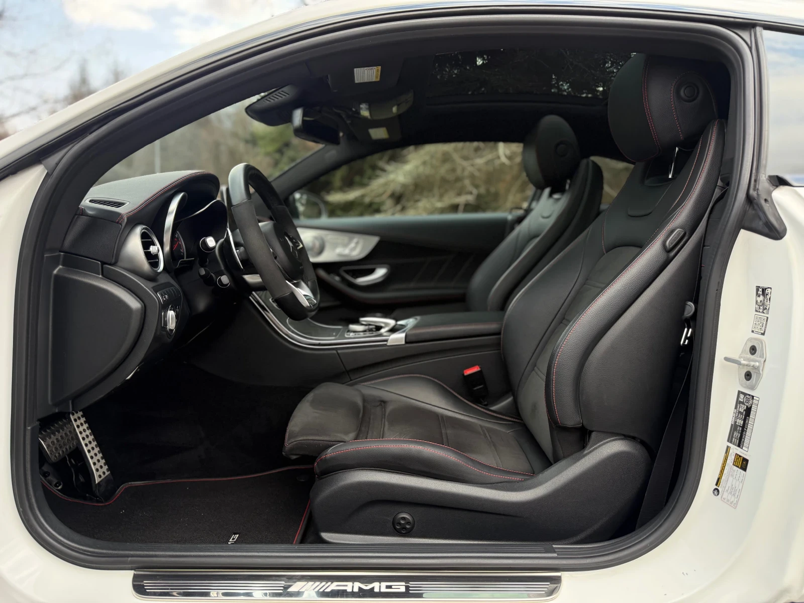 Mercedes-Benz C 43 AMG Night Edition 360* Burmester PPF (ВИДЕОКЛИП), снимка 12 - Автомобили и джипове - 53727870