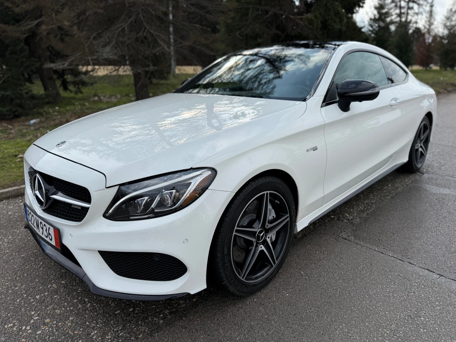 Mercedes-Benz C 43 AMG Night Edition 360* Burmester PPF (ВИДЕОКЛИП), снимка 3 - Автомобили и джипове - 53727870