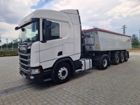 Scania R 410 Композиция с гондола, полезен товар 28 т., снимка 1