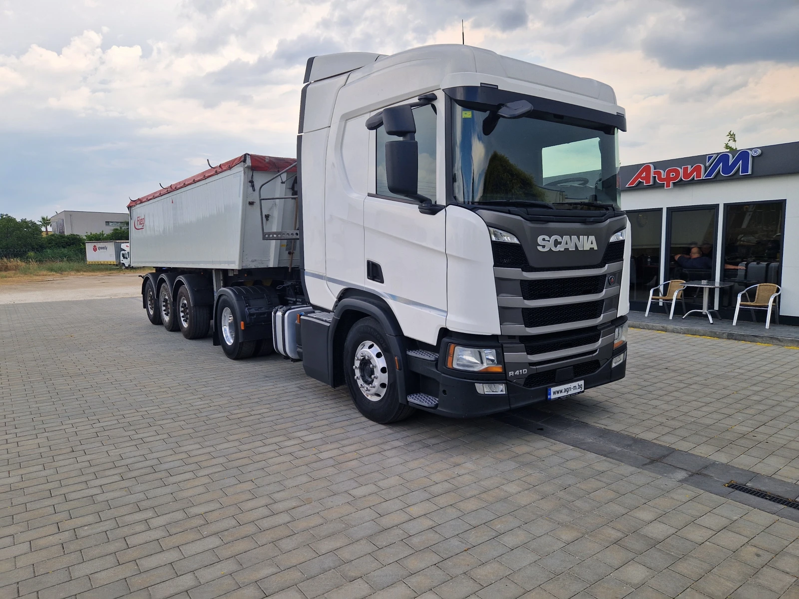 Scania R 410 Композиция с гондола, полезен товар 28 т., снимка 2 - Камиони - 55085222