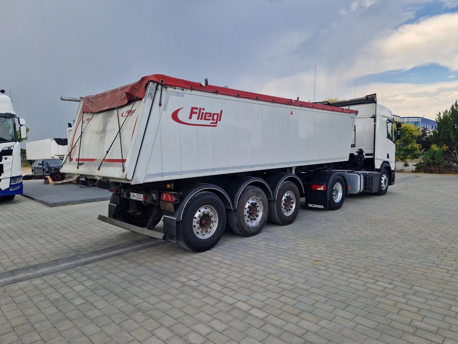Scania R 410 Композиция с гондола, полезен товар 28 т., снимка 3 - Камиони - 55085222