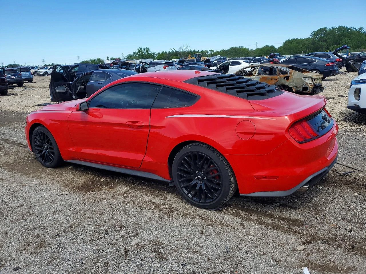 Ford Mustang ECOBOOST - РЪЧКА - ДИСТРОНИК , снимка 4 - Автомобили и джипове - 56208337