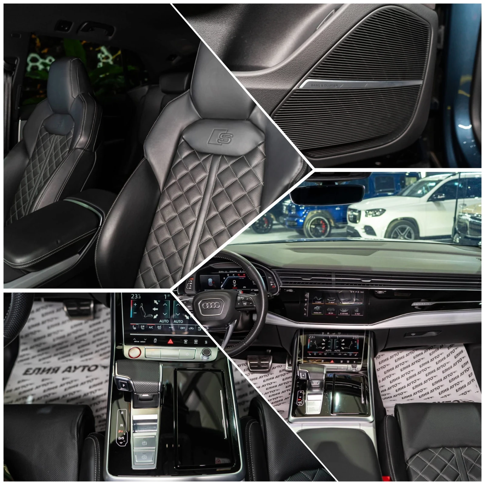 Audi SQ8 4.0D V8 QUATTRO MATRIX DISTRONIC B&O ЛИЗИНГ 100%, снимка 16 - Автомобили и джипове - 53848851