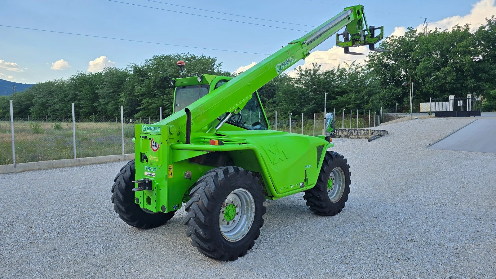 Телескопичен товарач Merlo P34.7-Нов внос, снимка 8 - Селскостопанска техника - 54840492