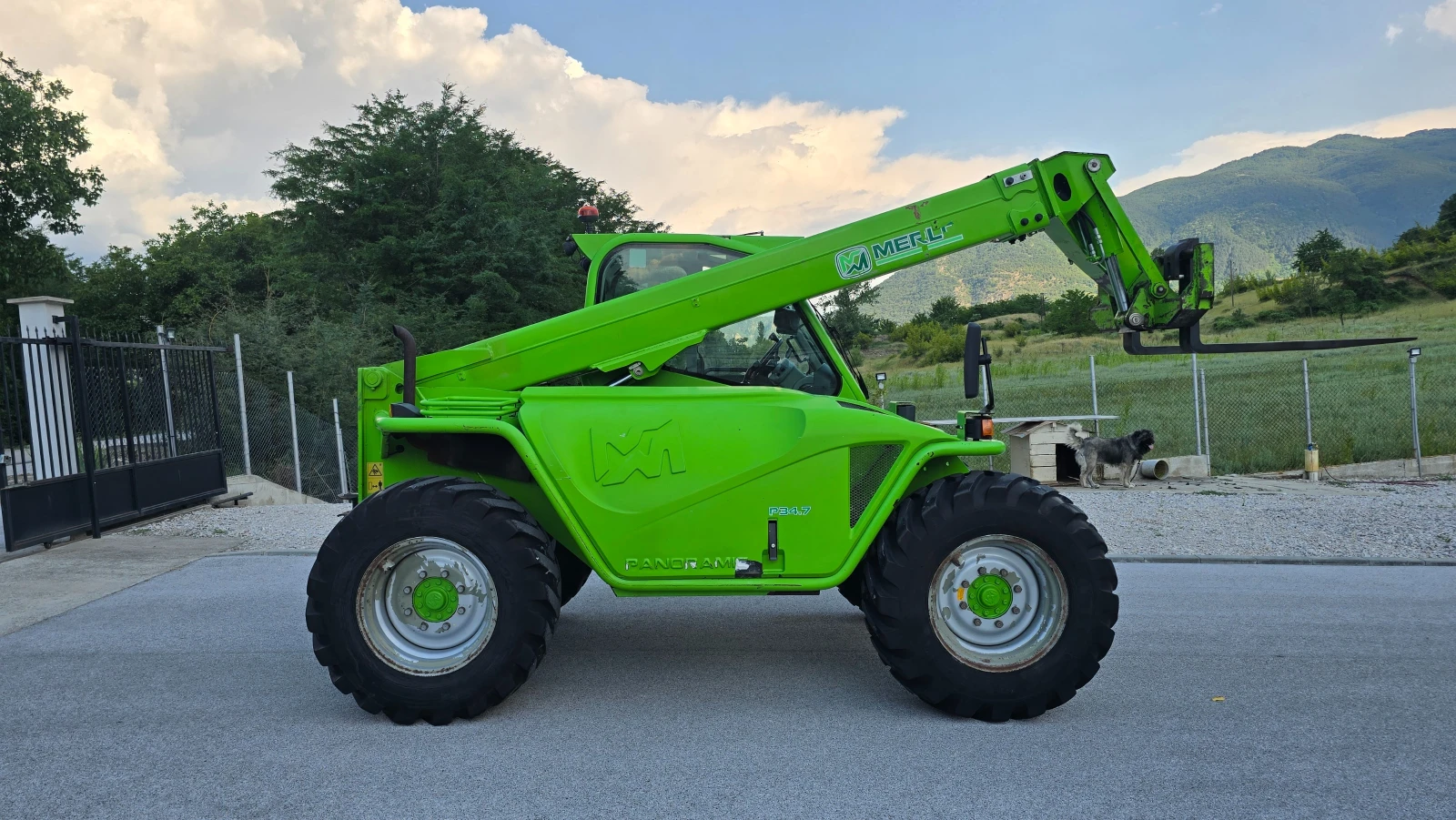 Телескопичен товарач Merlo P34.7-Нов внос, снимка 6 - Селскостопанска техника - 54840492