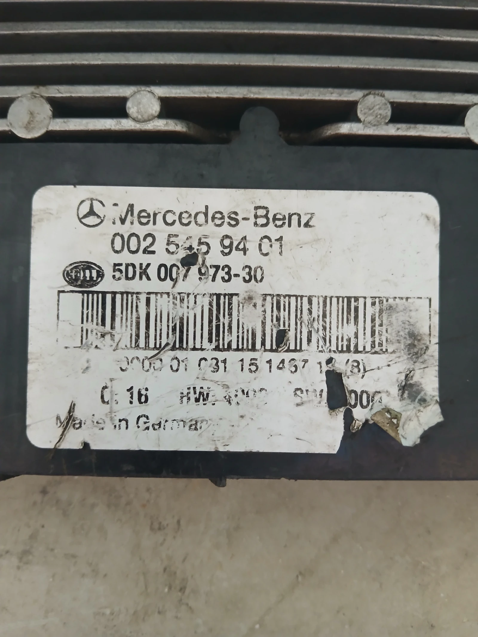 002 545 94 01 SAM модул Mercedes W203 , снимка 2 - Части - 54912730