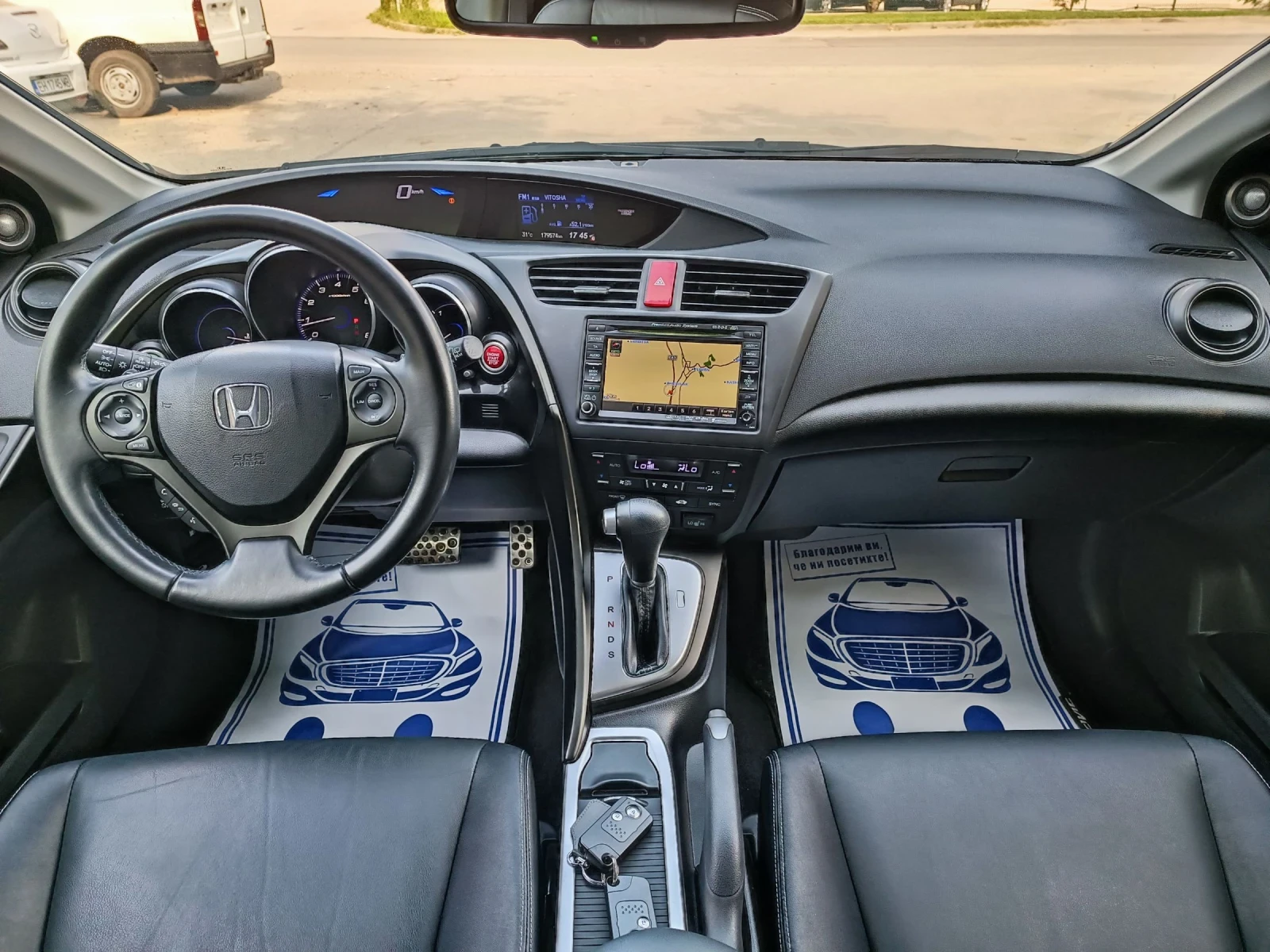 Honda Civic 1.8i-140��-���������-�������-NAVI-Keyless-FULL  | Mobile.bg � ����������� 14