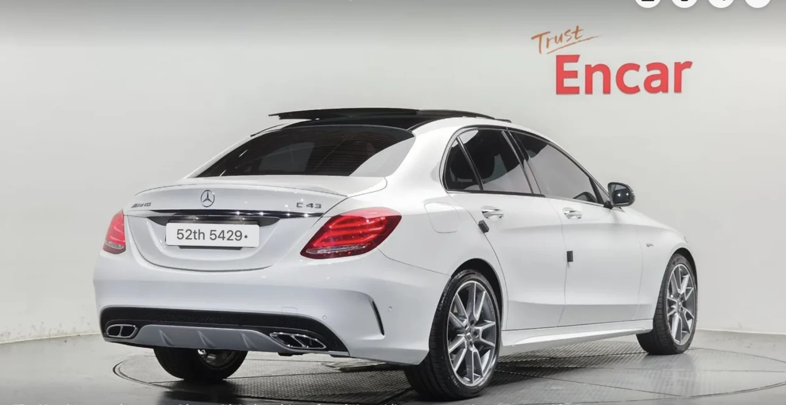 Mercedes-Benz C 43 AMG 4MATIC* КОЖА* ПОДГРЕВ* HEAD UP* PANO* НАВИ* , снимка 2 - Автомобили и джипове - 54663185