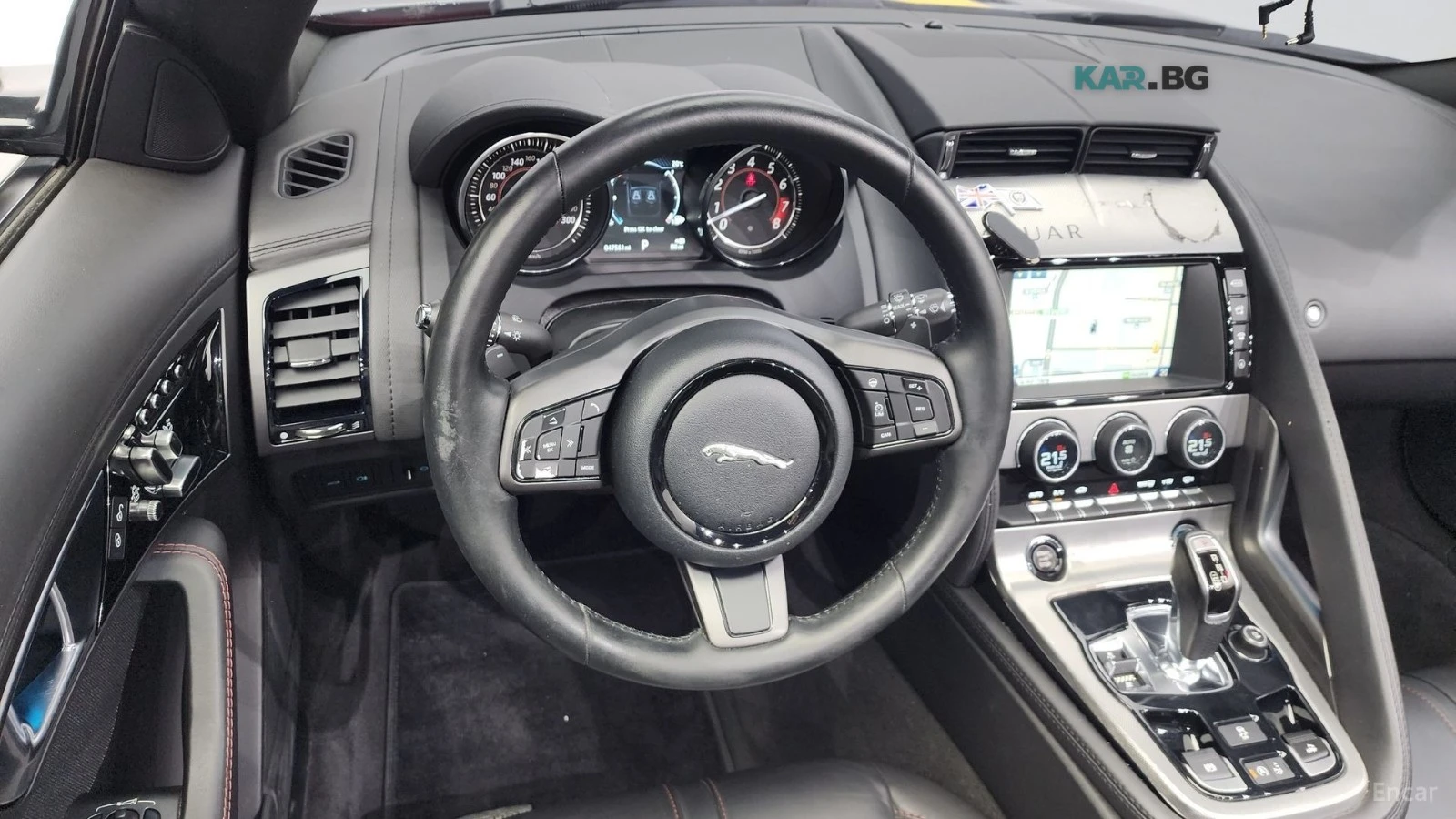 Jaguar F-Type 3.0 Convertible* КОЖА* НАВИ* КАМЕРА, снимка 11 - Автомобили и джипове - 55248767