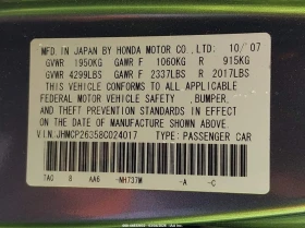 Honda Accord 2.4L I-4 DOHC, VVT, 177HP Front Wheel Drive - 5600 € / 10952.65 лв. - 67706195 9