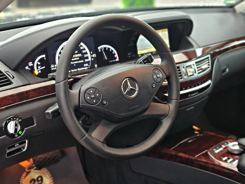Mercedes-Benz S 350 L/AMG/4MAT/TVx3/FACE/DISTR/CAMERA/МАСАЖ/ОБДУХ/LIZI, снимка 9 - Автомобили и джипове - 52060055