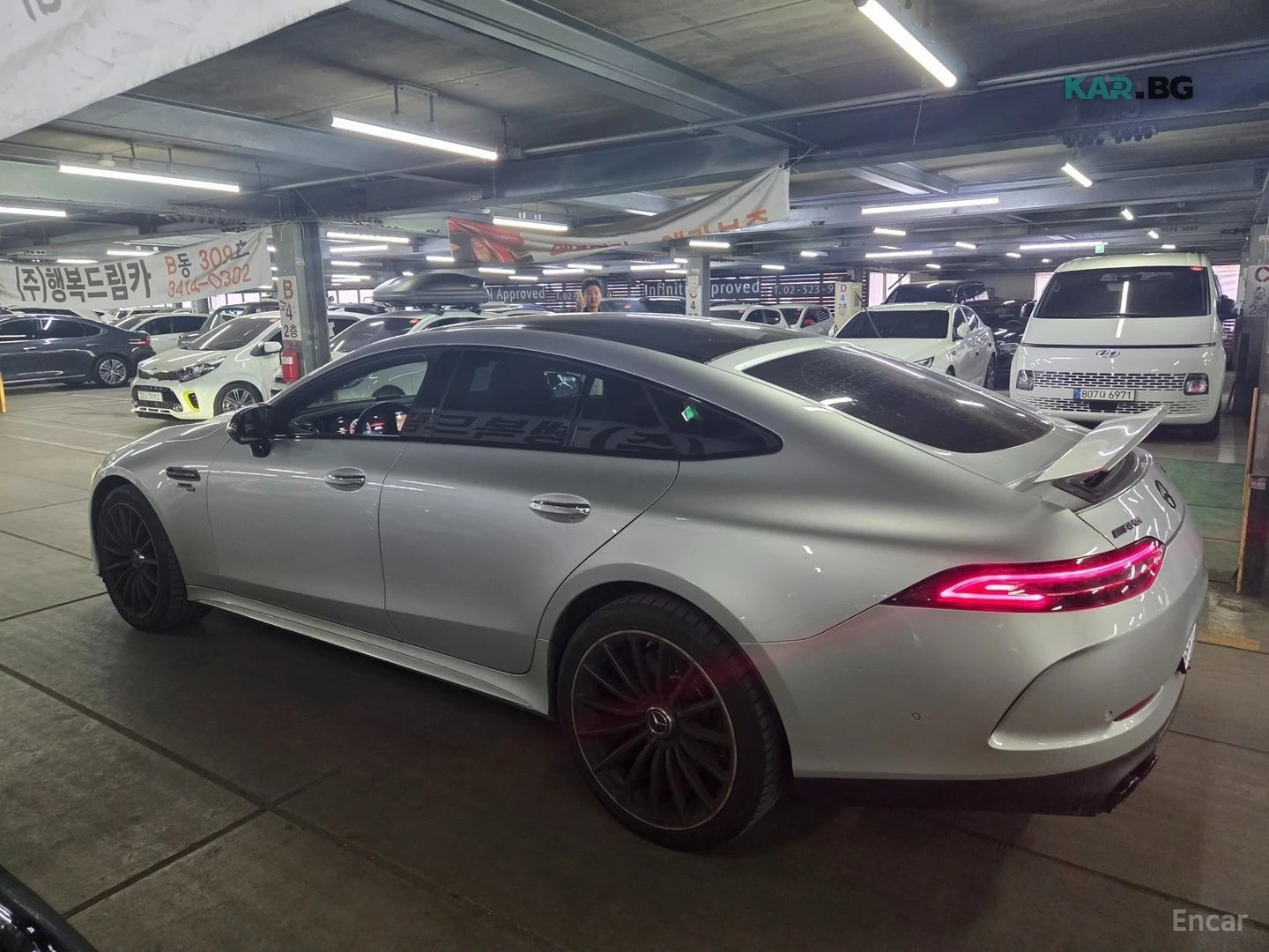 Mercedes-Benz AMG GT 43 4MATIC+ * КОЖА* ПАНО* ОБДУХВ* 360, снимка 3 - Автомобили и джипове - 56168514
