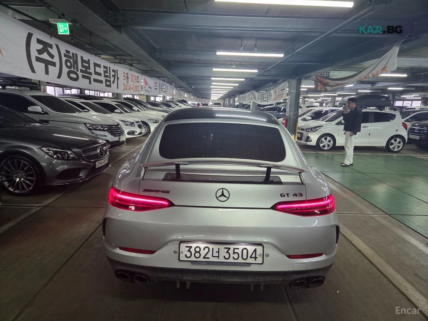 Mercedes-Benz AMG GT 43 4MATIC+ * КОЖА* ПАНО* ОБДУХВ* 360, снимка 4 - Автомобили и джипове - 56168514