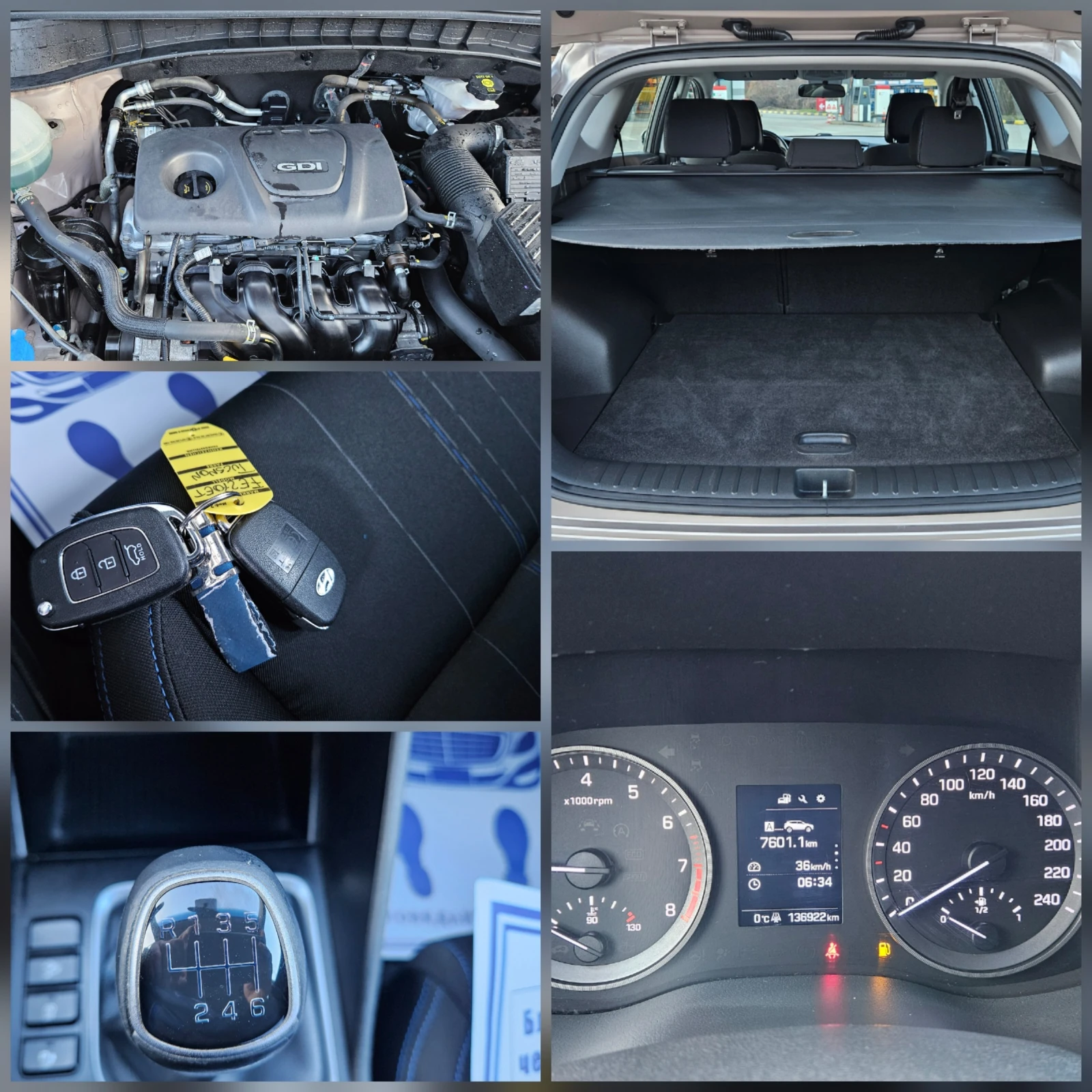 Hyundai Tucson 1.6 KLIMA/Euro-6b/137000km/Top sustoqnie | Mobile.bg � ����������� 15