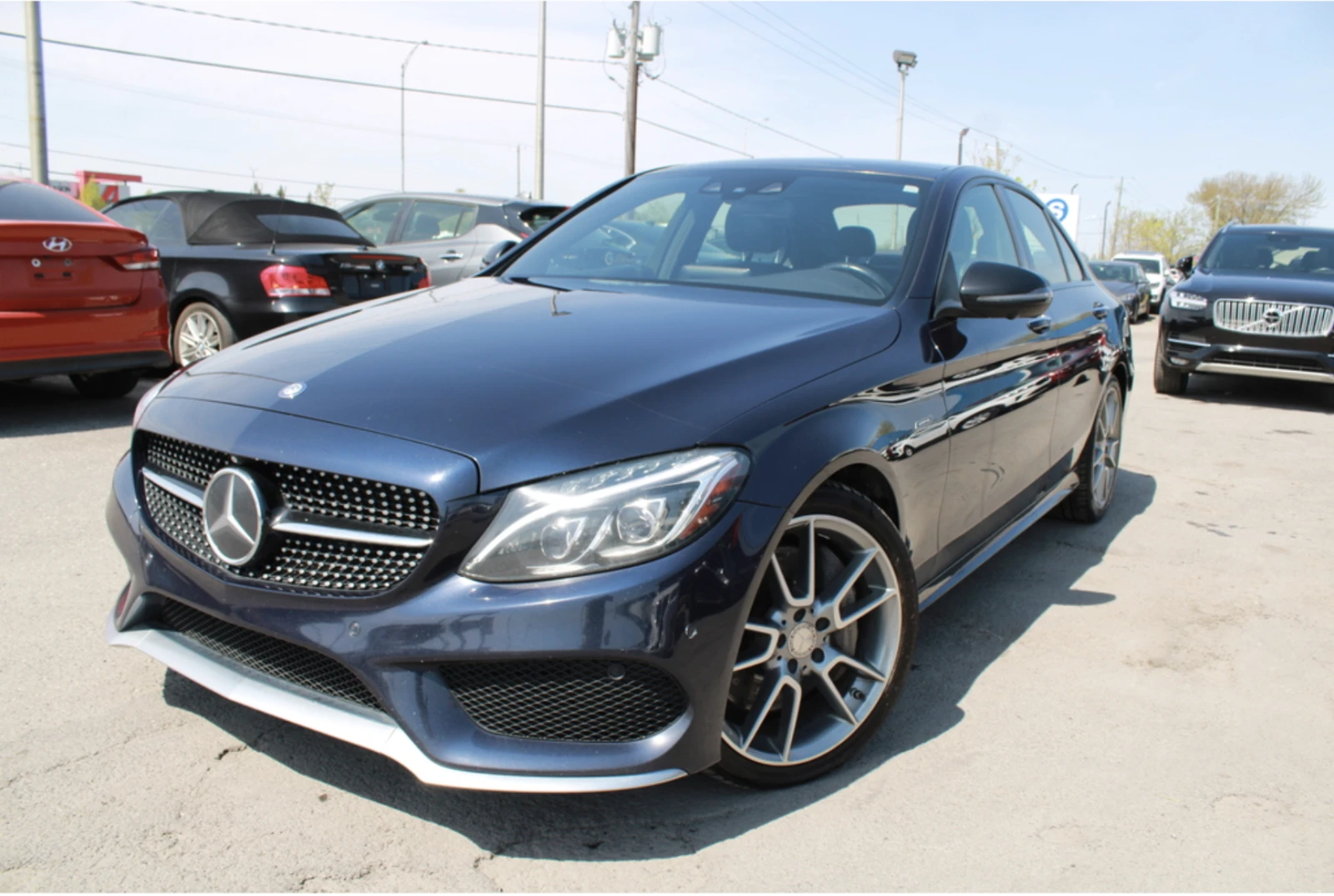 Mercedes-Benz C 450 AMG FULL DESIGNO H&K ПАНОРАМА ОБДУХВАНЕ , снимка 1