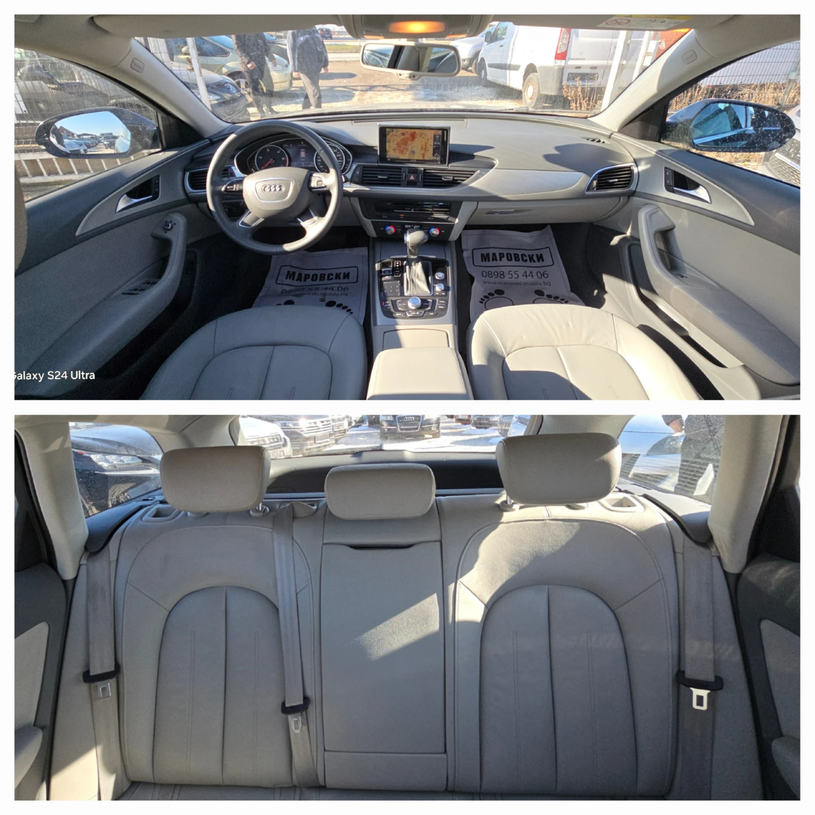 Audi A6 2.0 TDI КОЖА АВТОМАТИК NAVIGATION | Mobile.bg — изображение 14