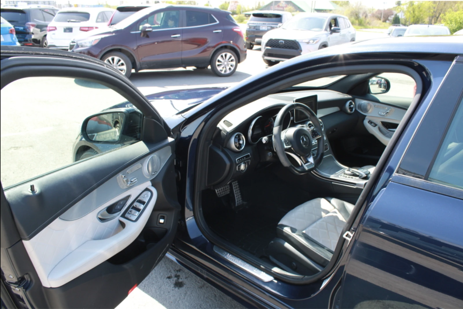 Mercedes-Benz C 450 AMG FULL DESIGNO H&K    | Mobile.bg   12