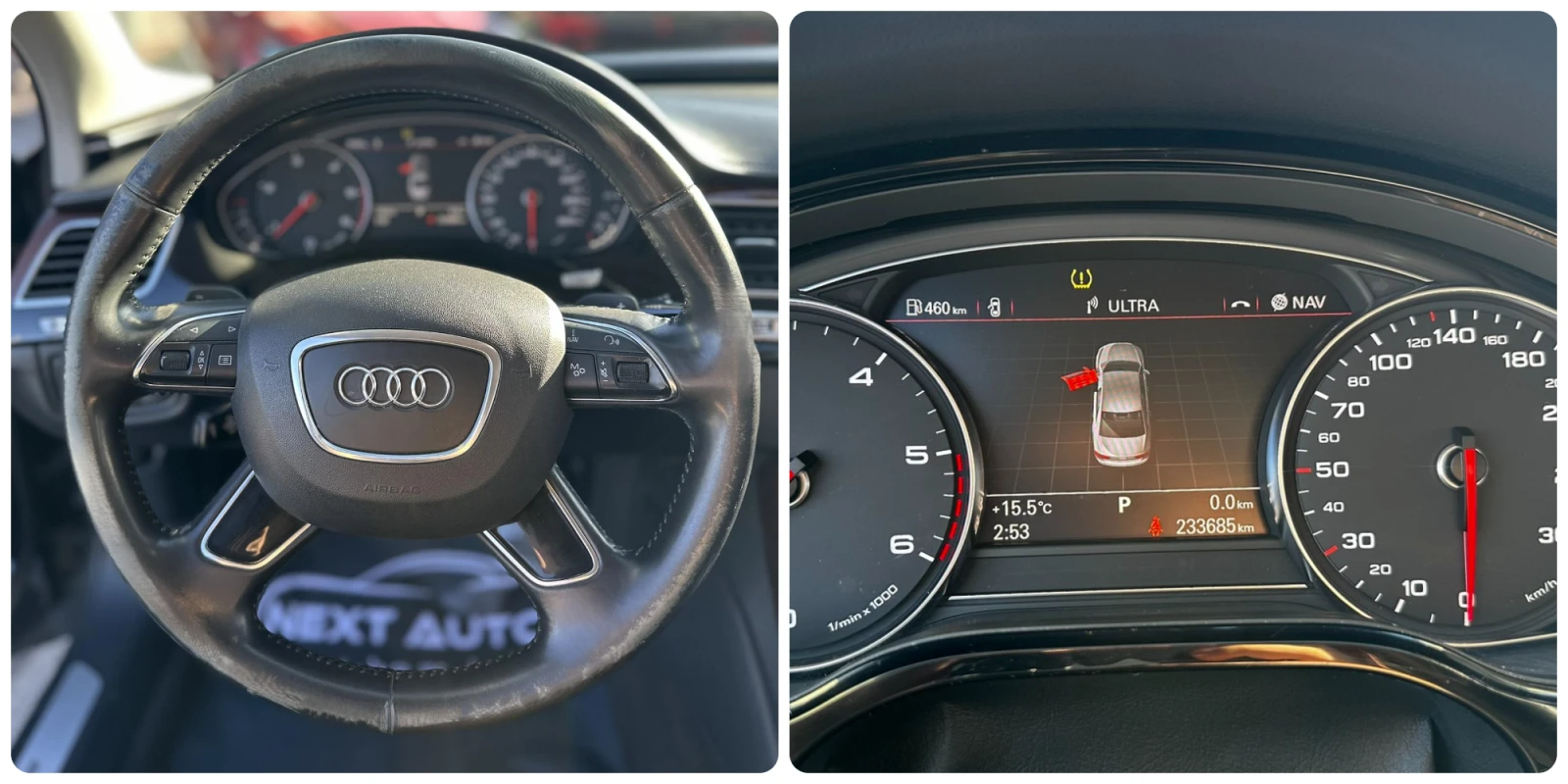Audi A8 3.0D 250HP SOFT CLOSE QUATTRO EU5, снимка 12 - Автомобили и джипове - 56376488
