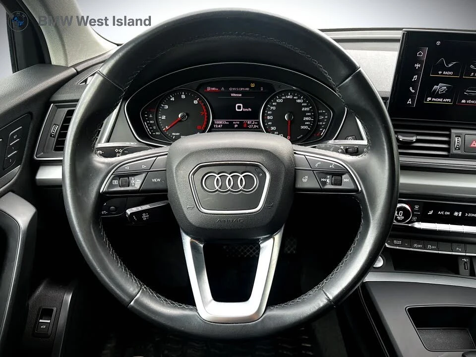 Audi Q5 QUATTRO* 45TFSI* КОЖА* ПОДГРЕВ* КАМЕРА* LED* , снимка 14 - Автомобили и джипове - 55474499