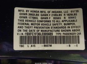 Honda Civic 1.5L I-4 DI, DOHC, VVT, TURBO, 174HP Front Wheel - 25600 лв. / 13089.07 € - 48619526 15