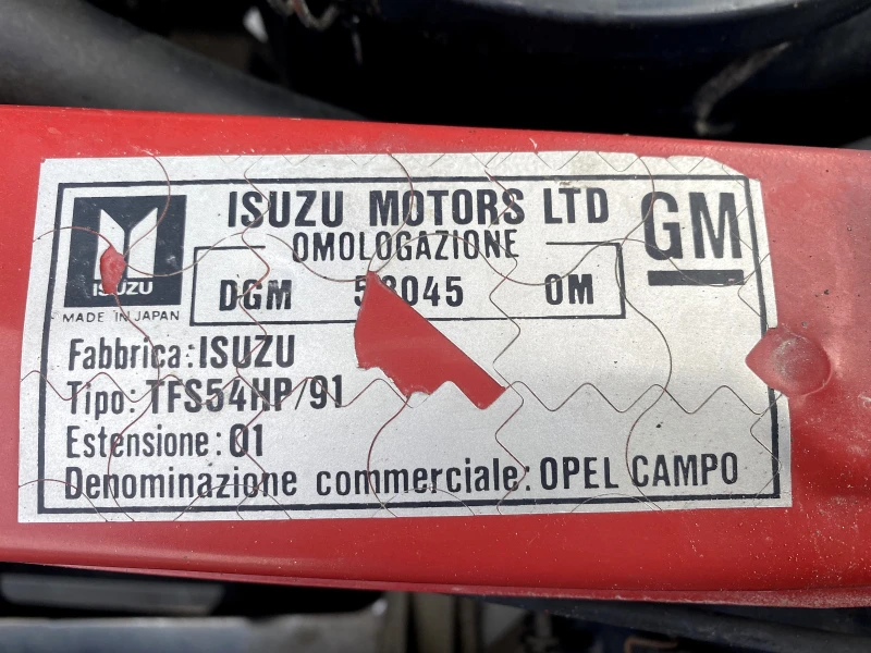 Opel Campo 2.5D ISUZU ITALY, снимка 14 - Автомобили и джипове - 49196739