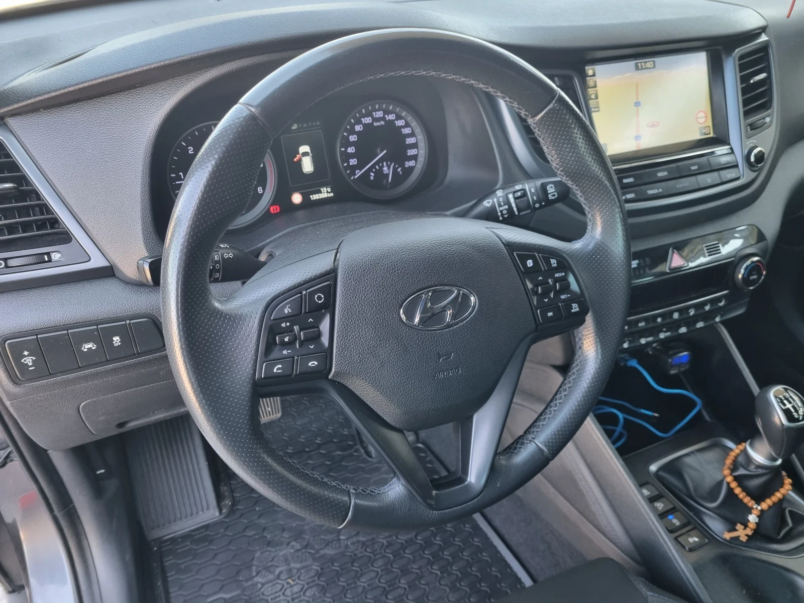 Hyundai Tucson 1.7 CRDI 2019 г., снимка 9 - Автомобили и джипове - 54644237