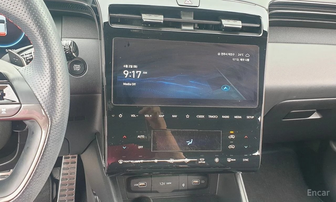 Hyundai Tucson Inspiration 4x4* N-Line* DISTRONIC* ПОДГРЕВ* ОБДУХ, снимка 9 - Автомобили и джипове - 54972560