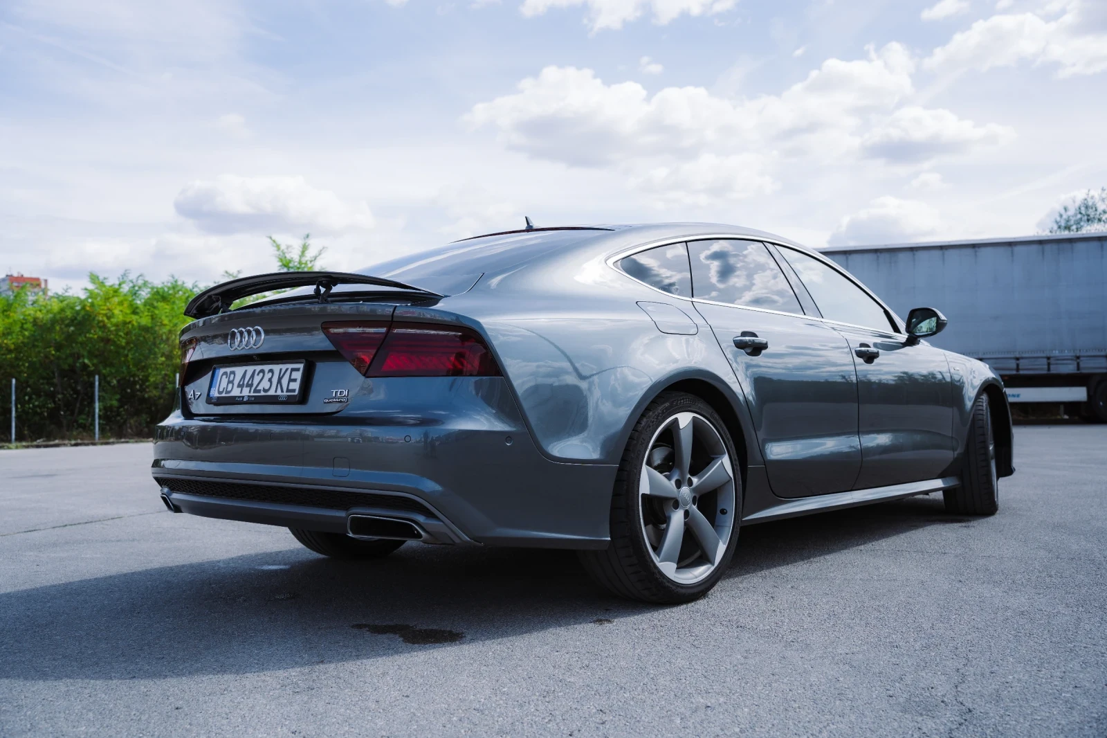 Audi A7  3.0 BiTDI* Matrix* S-Line* ActiveSound* KEYLES, снимка 3 - Автомобили и джипове - 55355677