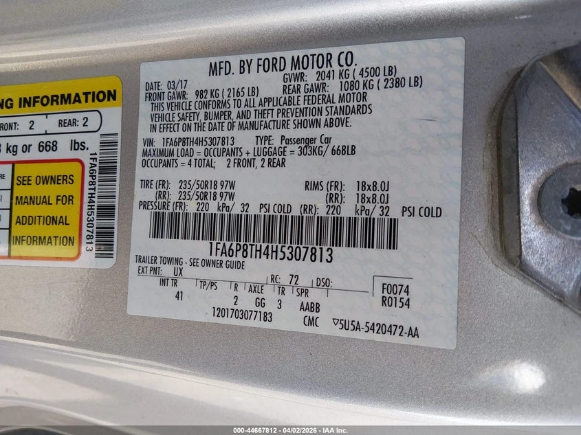 Ford Mustang 2.3l Ecoboost, снимка 9 - Автомобили и джипове - 54307552