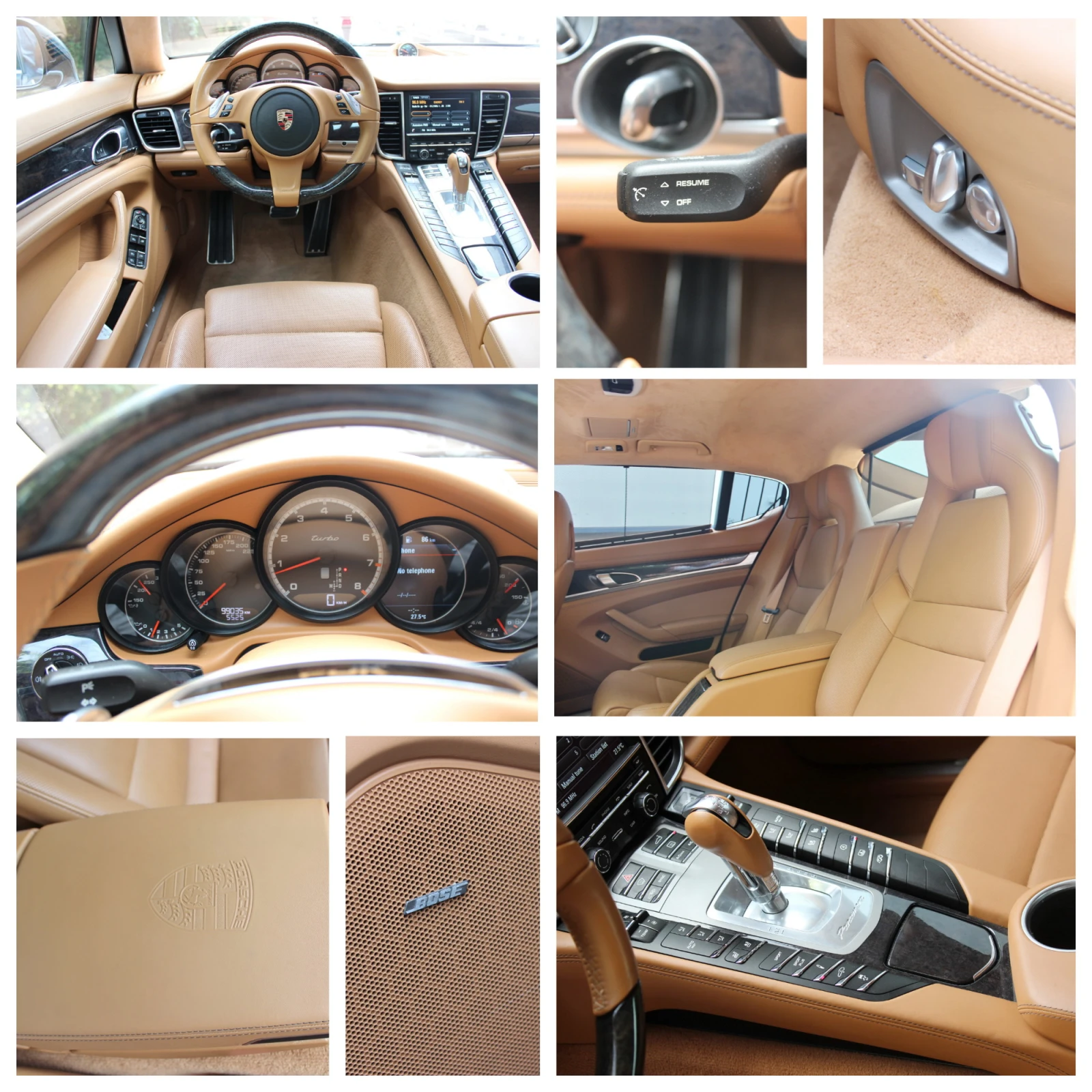 Porsche Panamera 4.8 V8 TURBO FACE  EXECUTIVE  , снимка 13 - Автомобили и джипове - 55833728