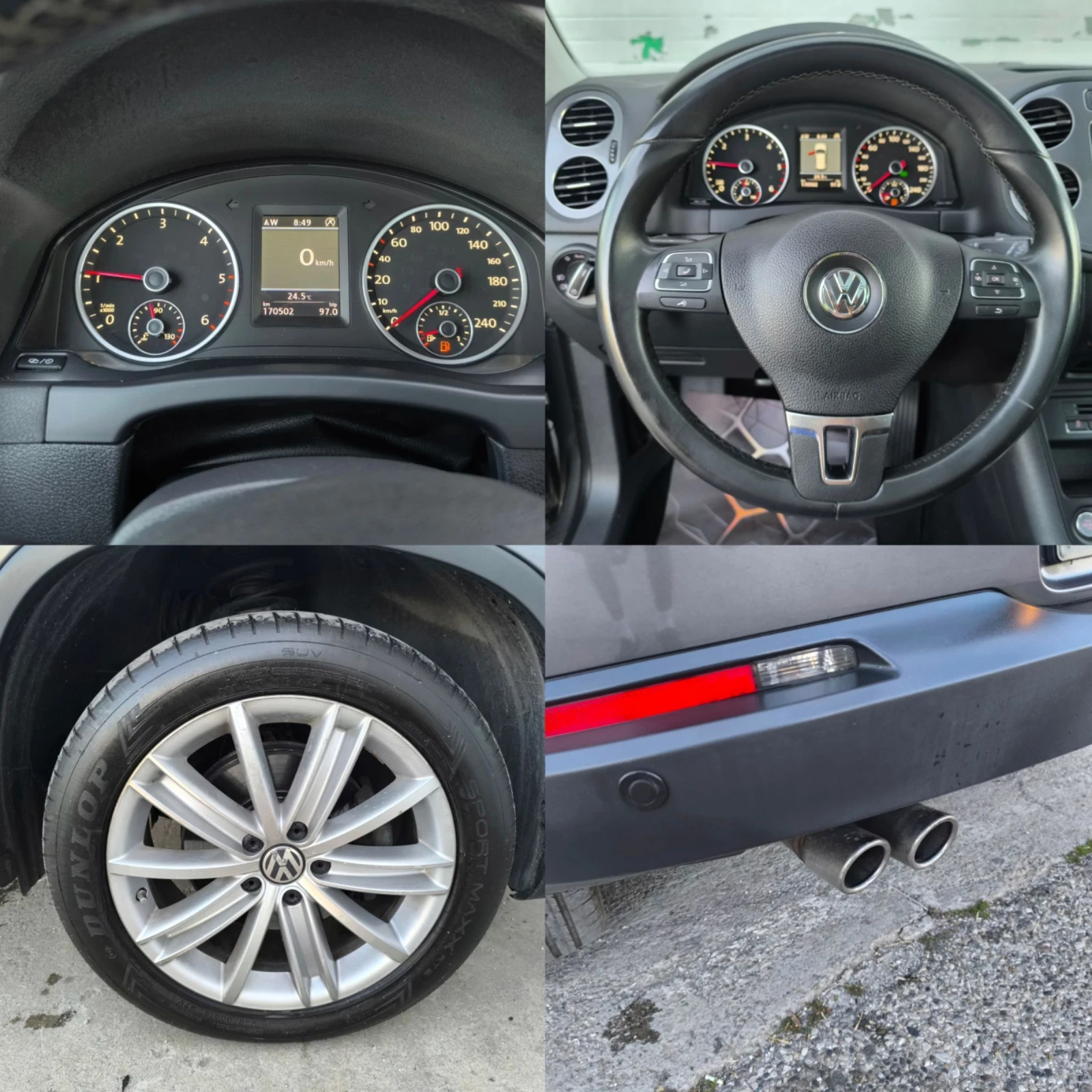 VW Tiguan 2.0TDI 177PS HIGHLINE PANORAMA 4-MOTION, снимка 14 - Автомобили и джипове - 54839273