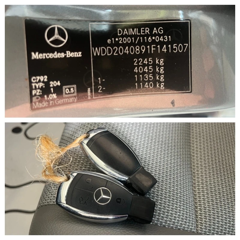 Mercedes-Benz C 320 4 Matic, снимка 14 - Автомобили и джипове - 46144124