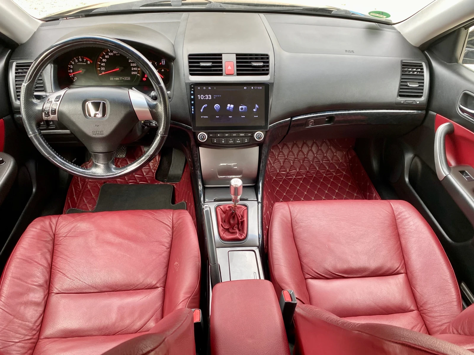 Honda Accord 2.0i-VTEC-155kc-НАВИ-КОЖА-СПОРТ - изображение 10