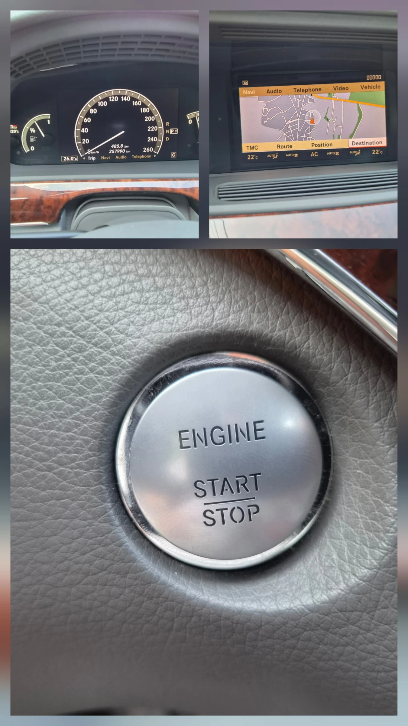 Mercedes-Benz S 500 Mercedes S500 4matik long , снимка 13 - Автомобили и джипове - 55439271