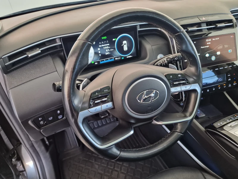 Hyundai Tucson HIBRID 1.6 230kc PANORAMA KOJA AUTOMAT GARANCIA TO, снимка 12 - Автомобили и джипове - 51843013