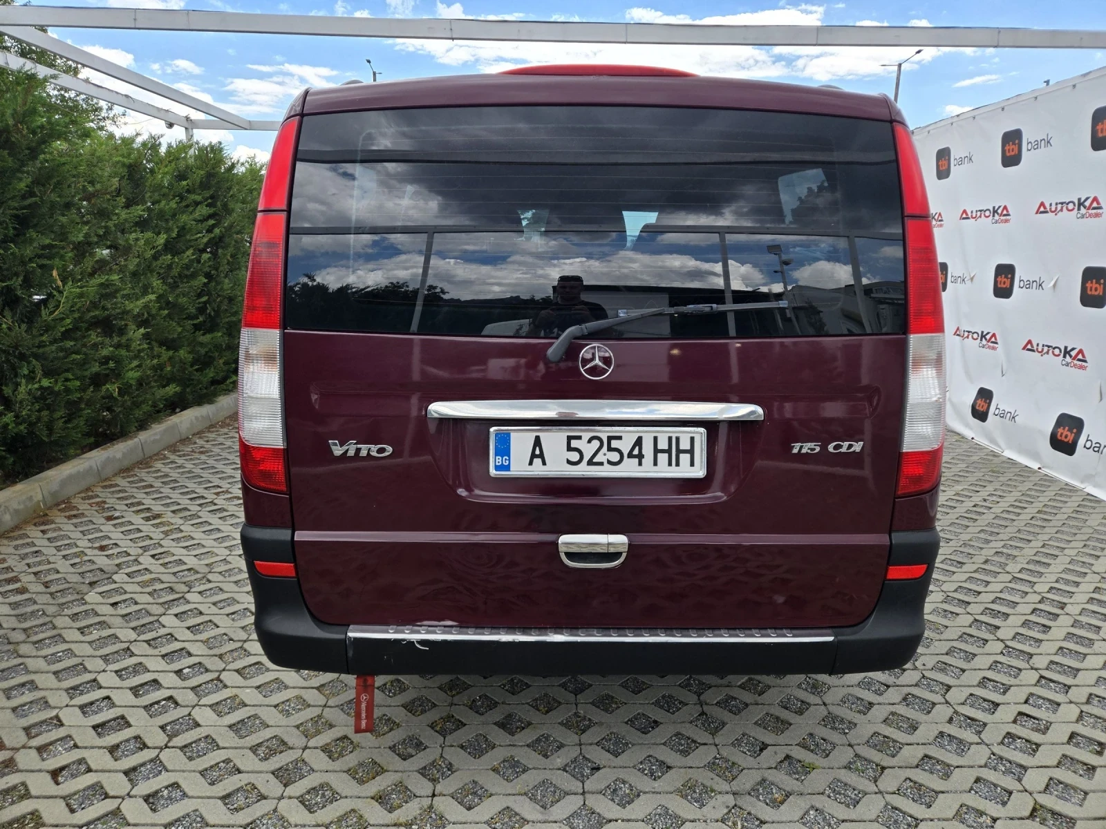 Mercedes-Benz Vito 2.2CDI-150кс= 6ск= 9МЕСТА= НАВИ= КЛИМАТРОНИК, снимка 4 - Бусове и автобуси - 54933667