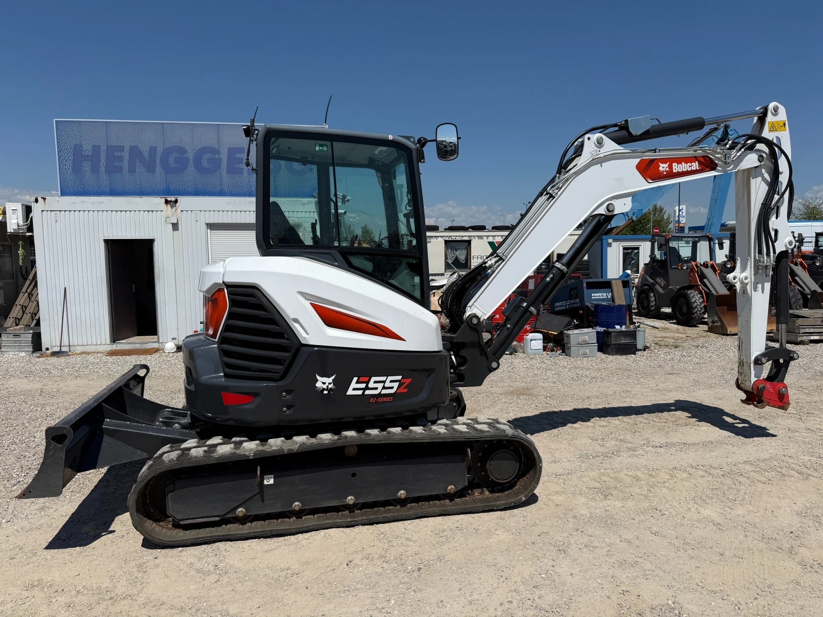 Багер Bobcat E55z LONGARM КАТО НОВ, снимка 10 - Индустриална техника - 54428891