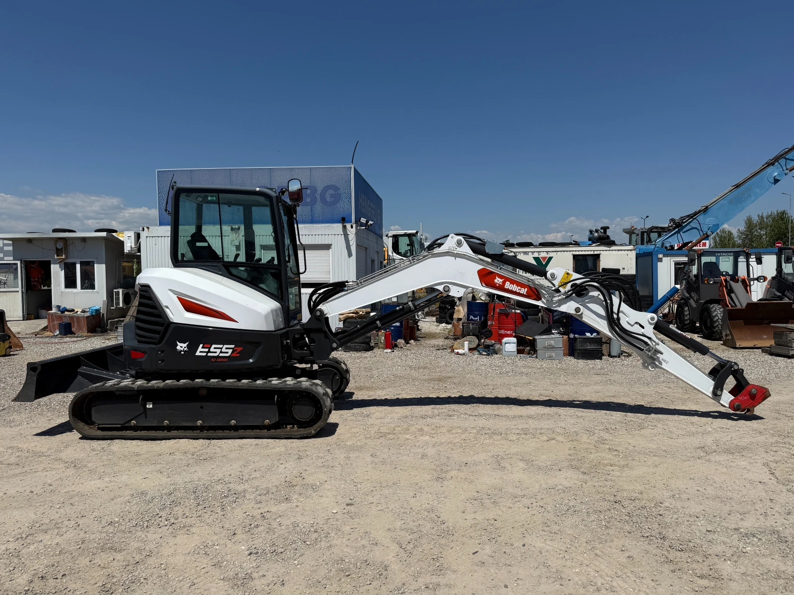 Багер Bobcat E55z LONGARM КАТО НОВ, снимка 15 - Индустриална техника - 54428891