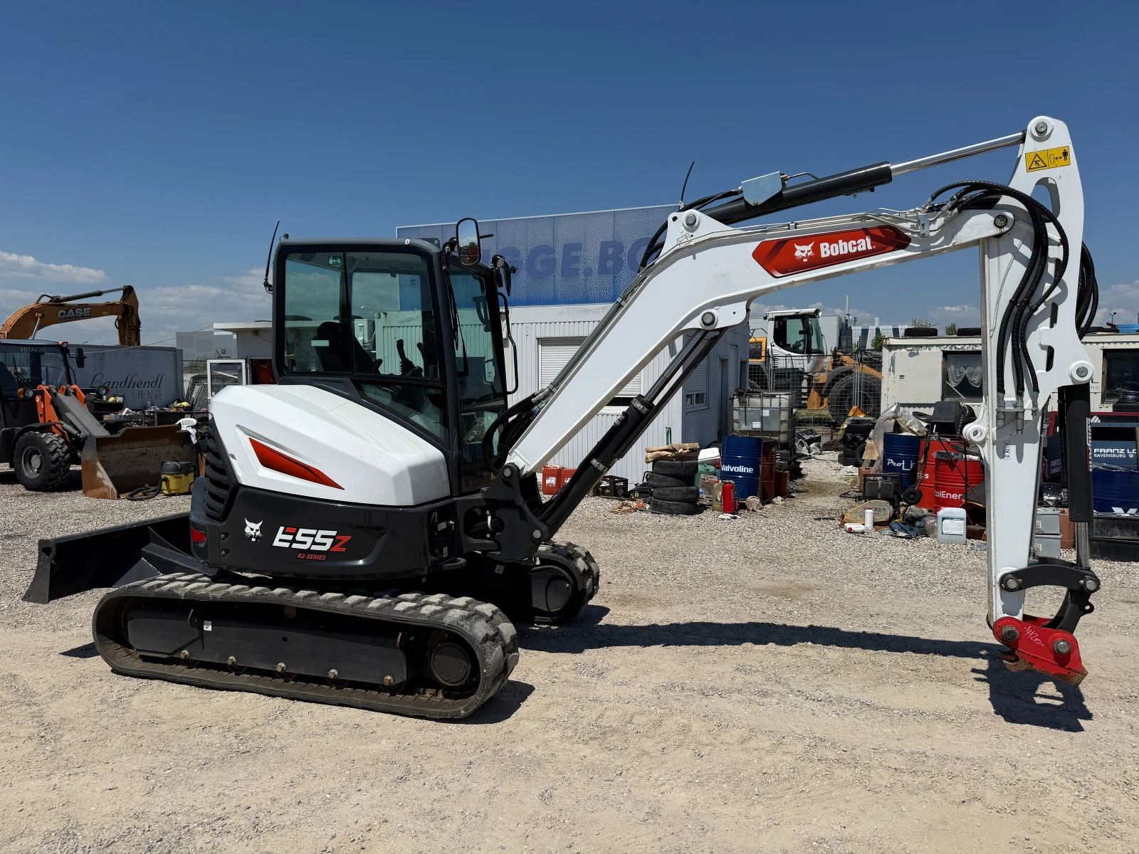 Багер Bobcat E55z LONGARM КАТО НОВ, снимка 12 - Индустриална техника - 54428891