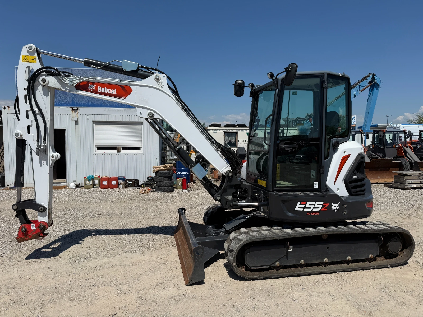 Багер Bobcat E55z LONGARM КАТО НОВ, снимка 2 - Индустриална техника - 54428891