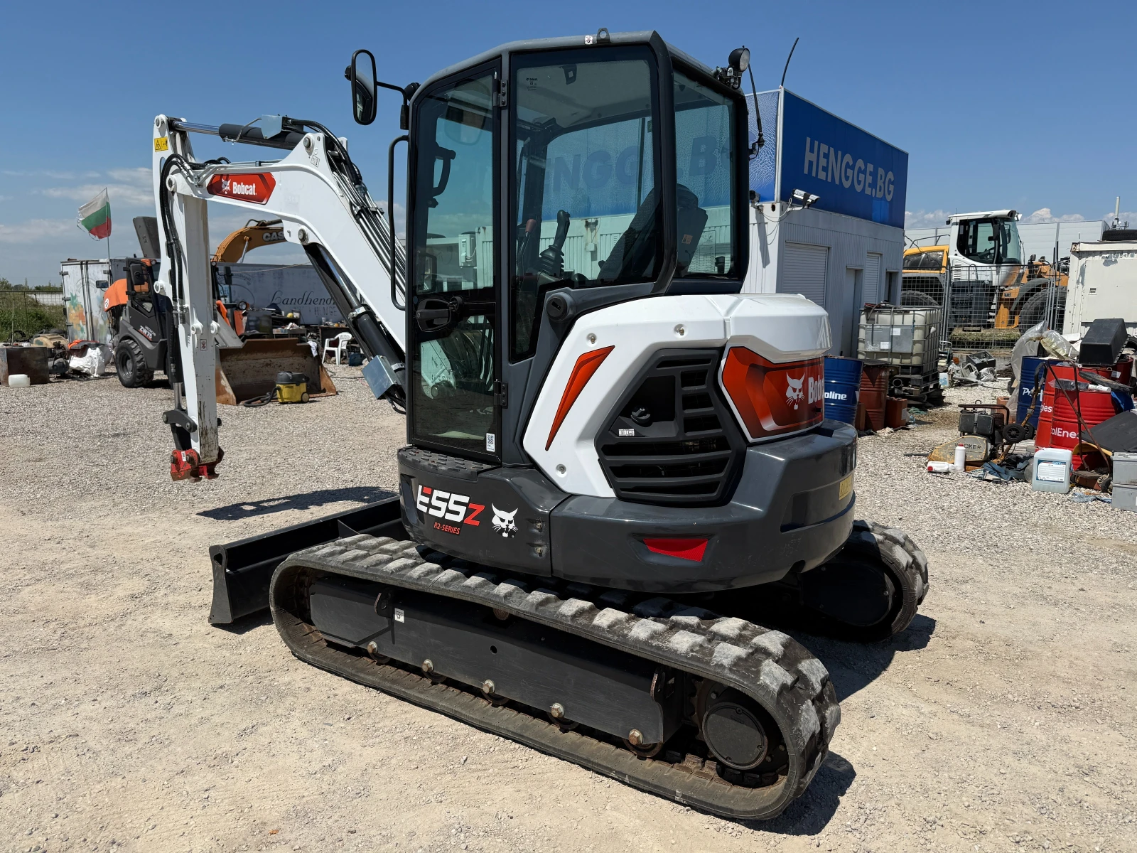Багер Bobcat E55z LONGARM КАТО НОВ, снимка 6 - Индустриална техника - 54428891