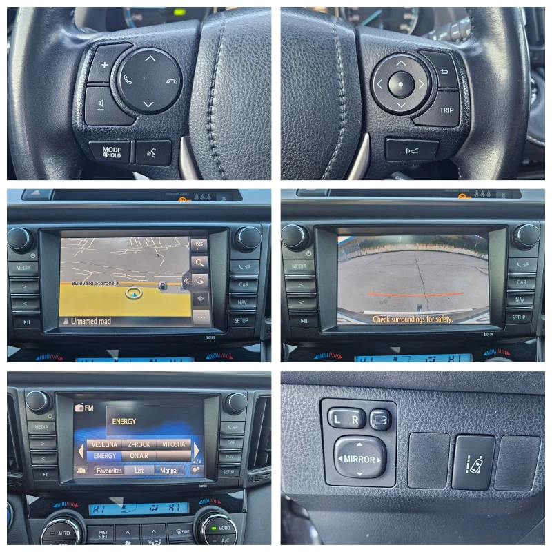 Toyota Rav4 ДИСТРОНИК 4х4 КОЖА НАВИГАЦИЯ , снимка 14 - Автомобили и джипове - 52738744